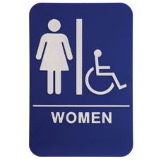 6" x 9" Women with Wheelchair